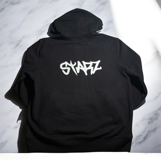 Starz Zip Up Hoodie (Black)