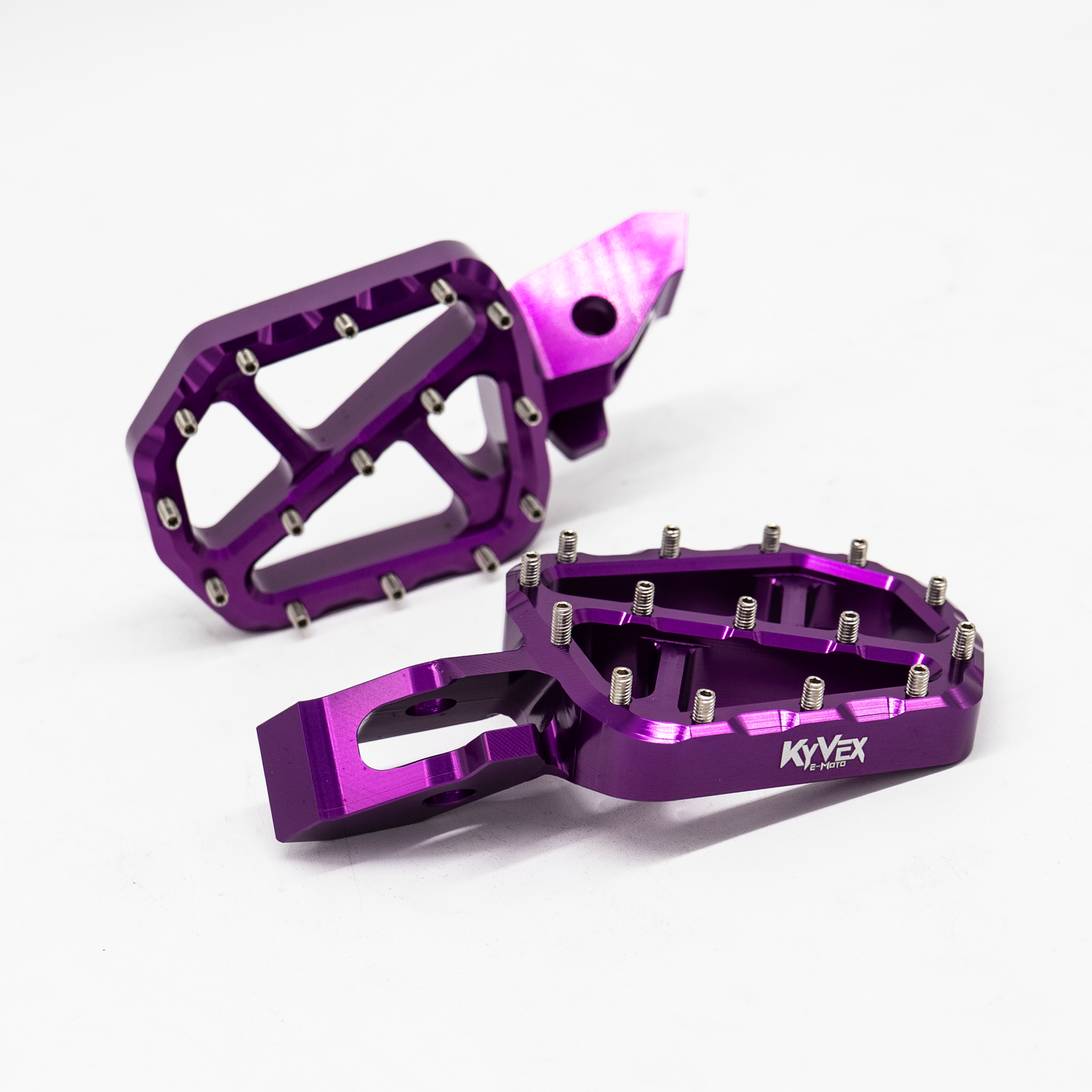 KyVex Billet Wide Foot Pegs - Ultra Bee Compatible