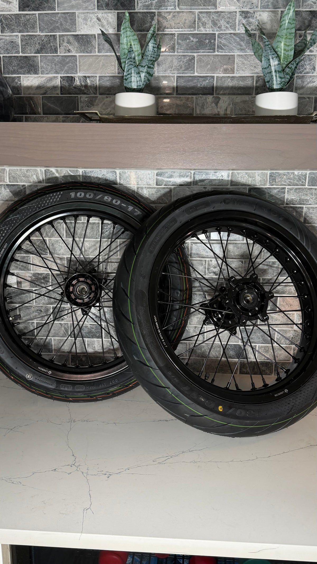 17” Ultra Bee Supermoto Wheel Set