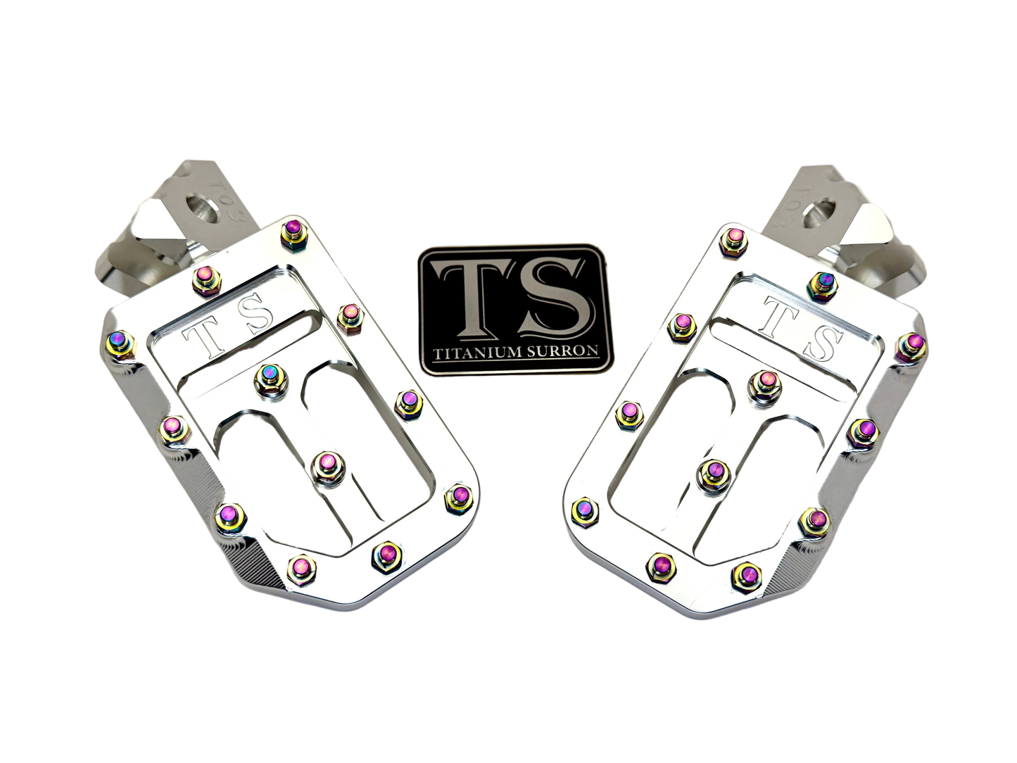 TS Custom Foot Pegs w/ Titanium Grips for Talaria and Altis