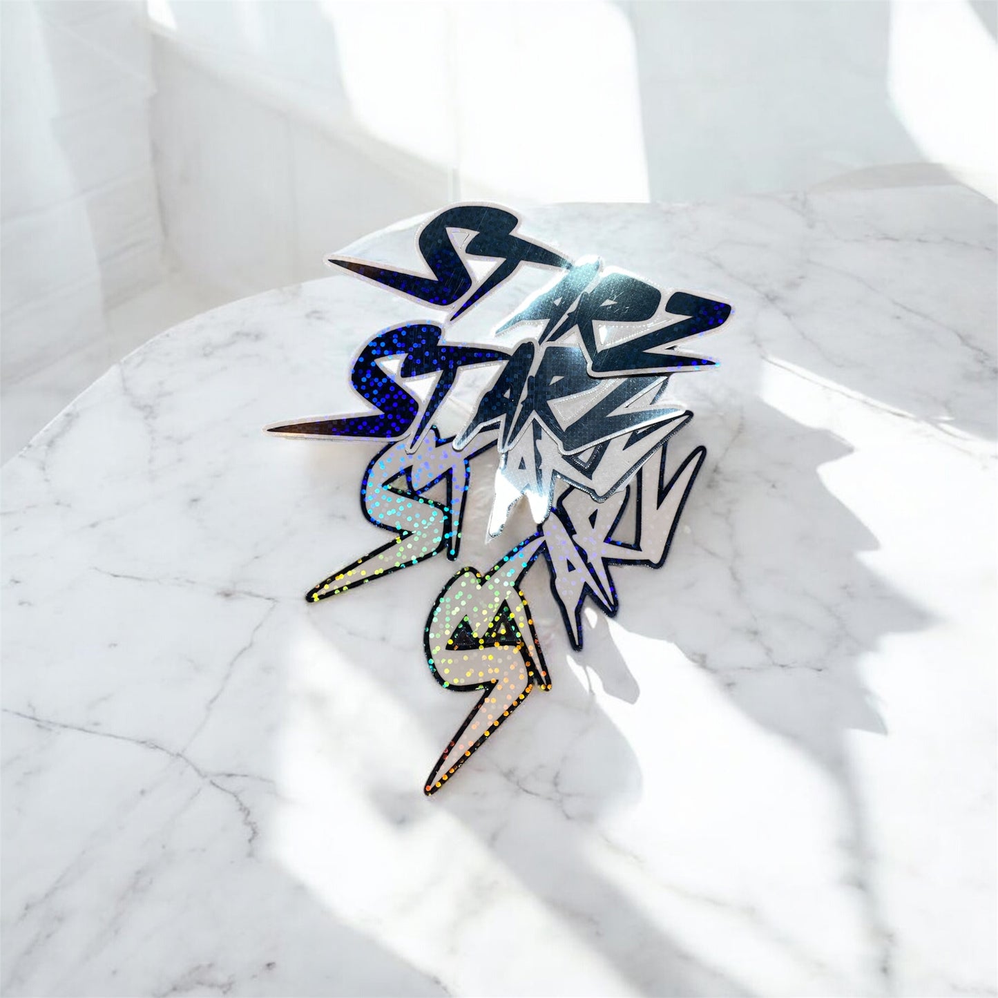 Starz V2 Holographic Logo Sticker