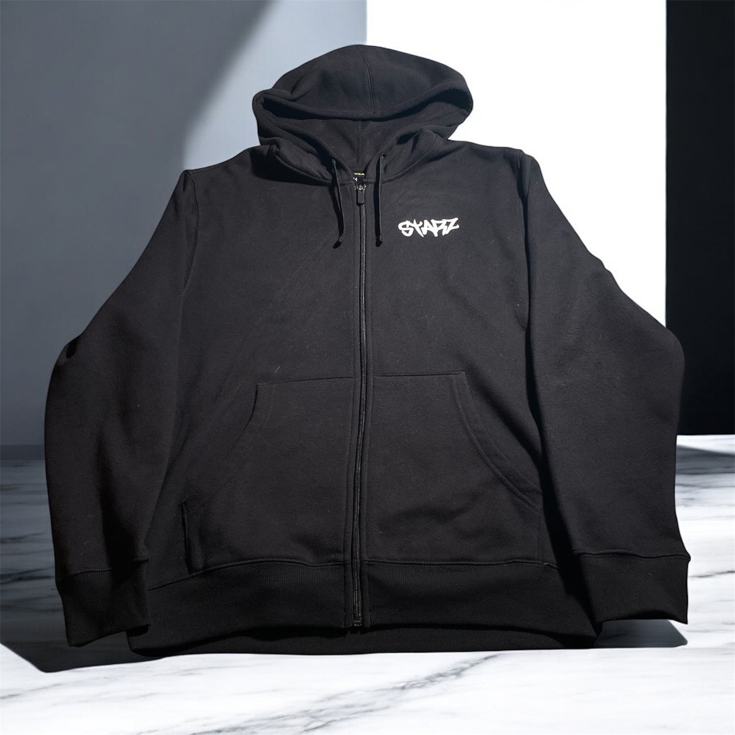 Starz Zip Up Hoodie (Black)