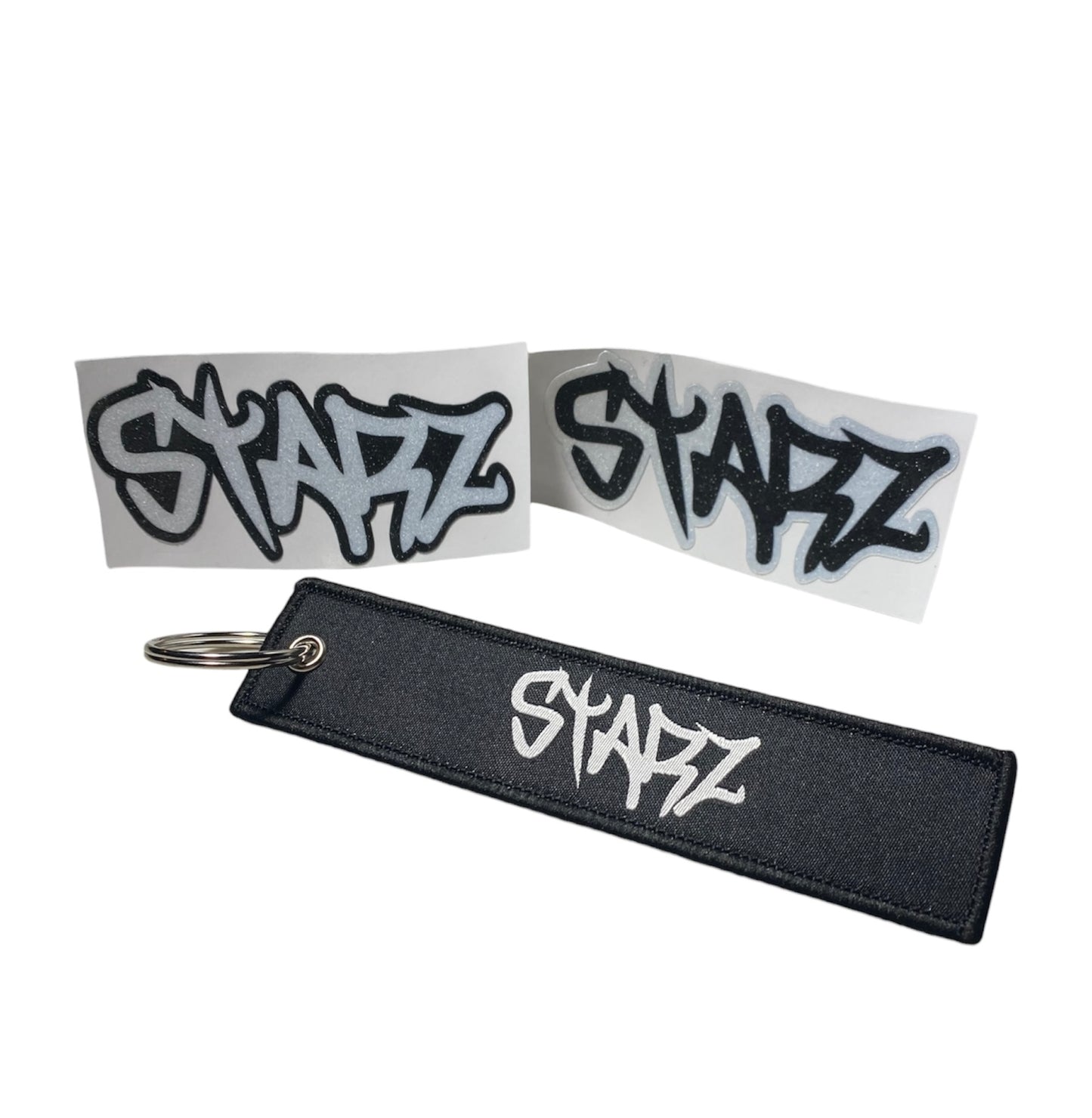 Starz Keychain And Sticker Pack