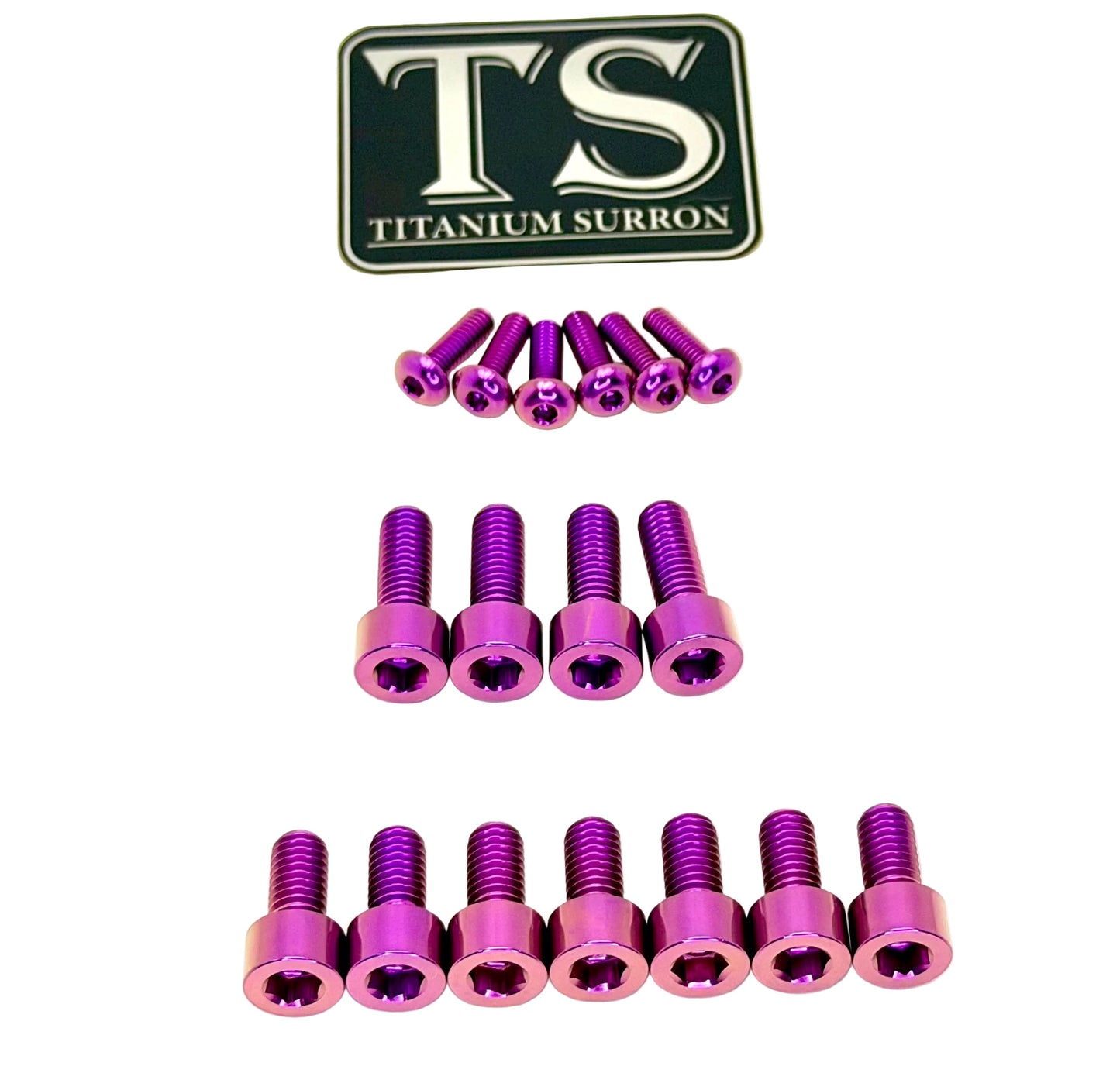 Titanium EXT Ferro Fork Bolt Kits