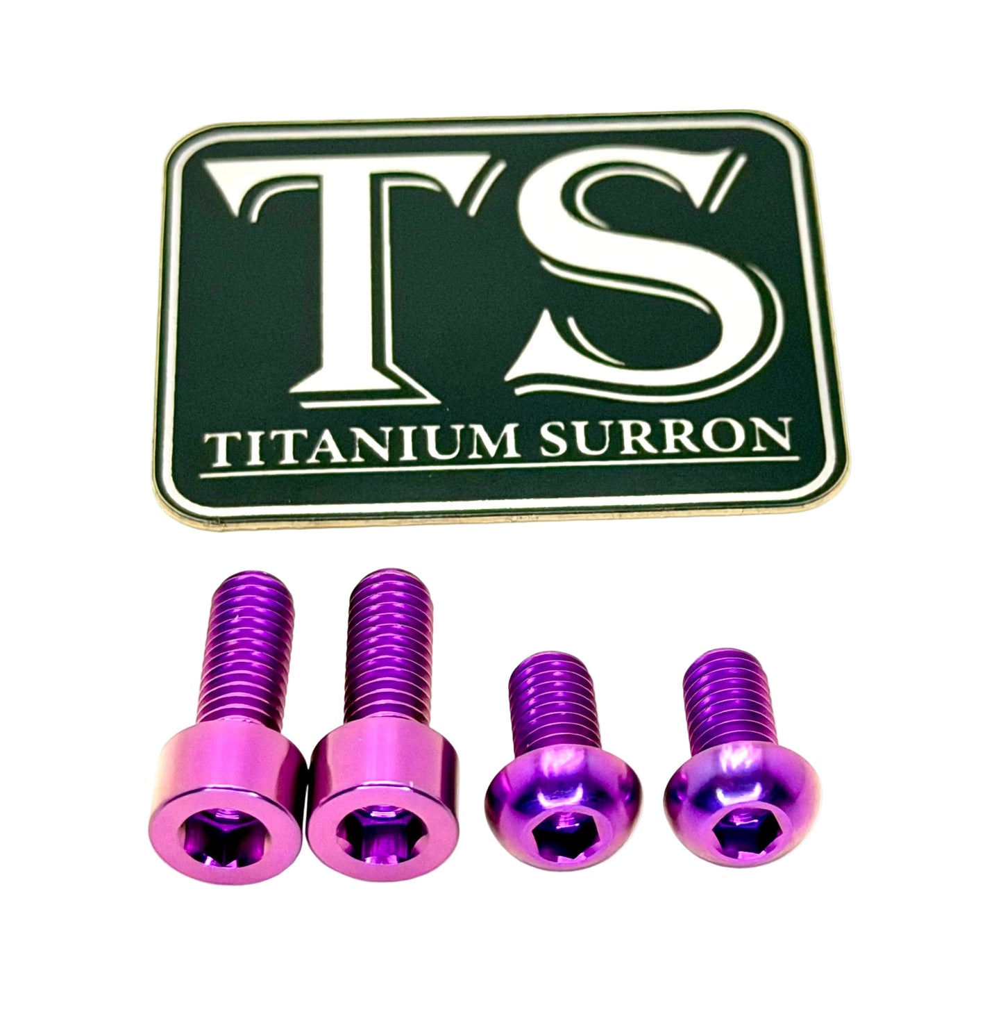 Titanium Controller Mount Bolts for E-moto