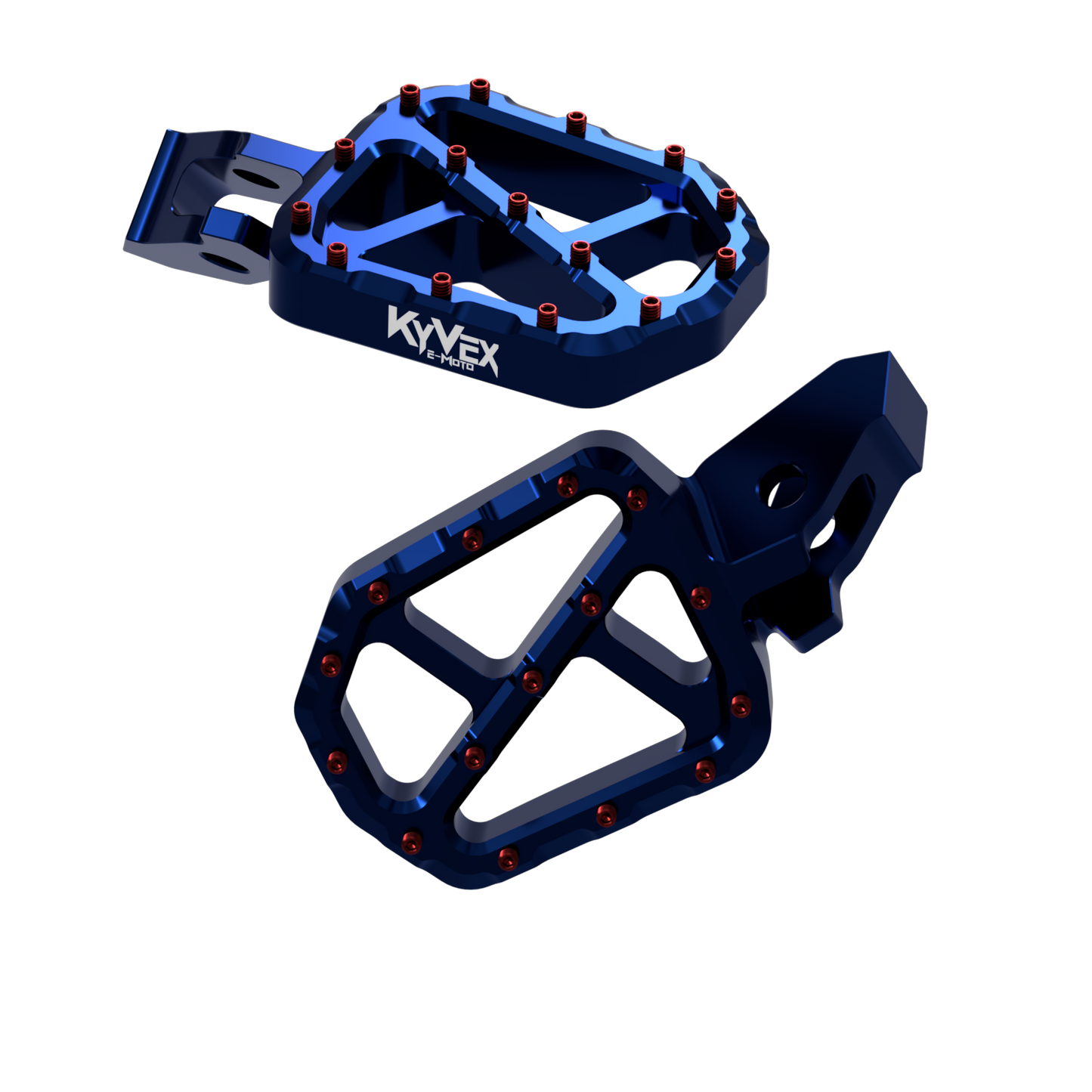 KyVex Billet Wide Foot Pegs - Ultra Bee Compatible