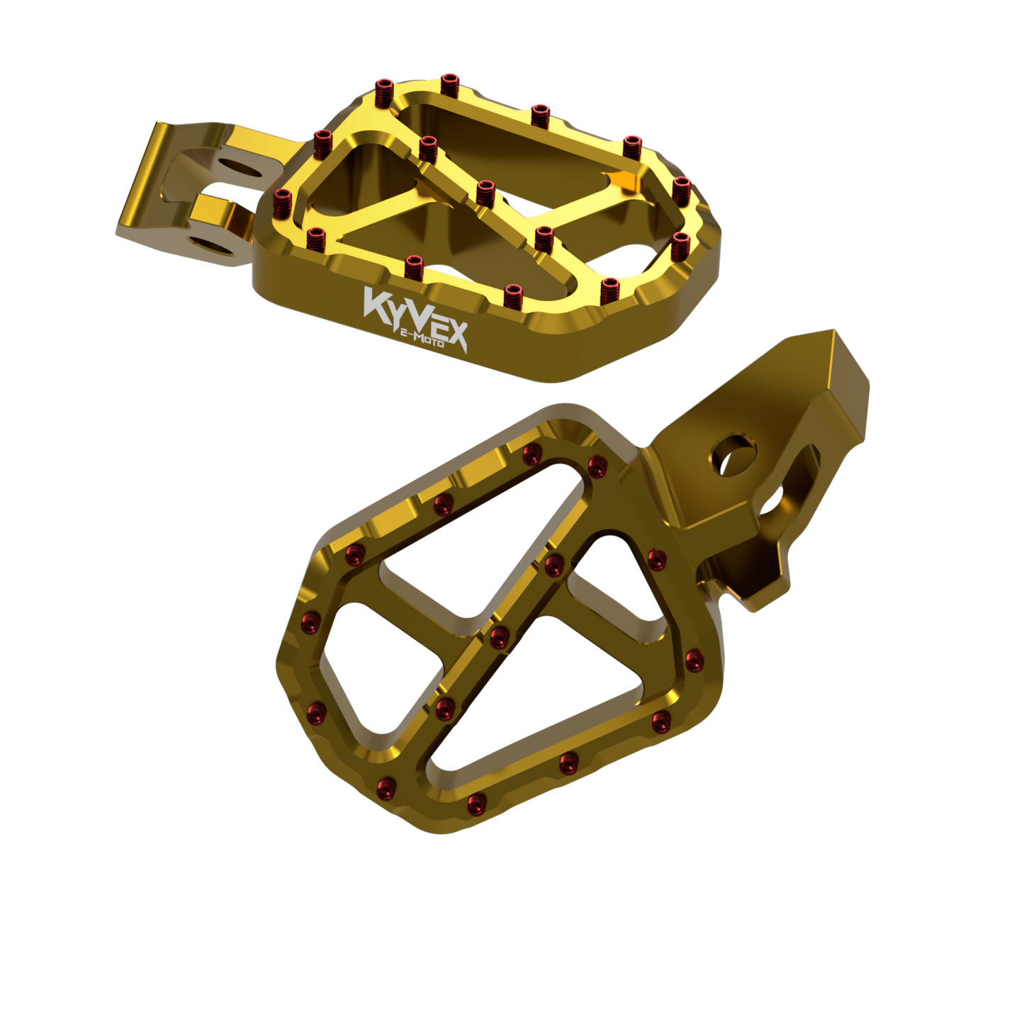 KyVex Billet Wide Foot Pegs - Ultra Bee Compatible