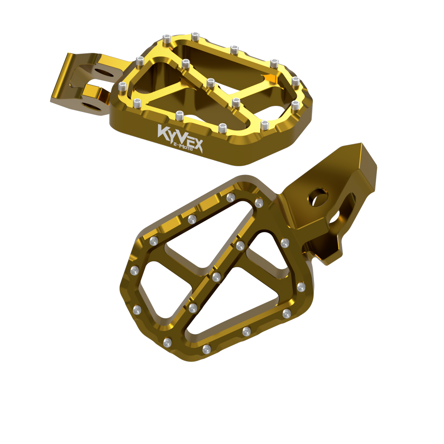 KyVex Billet Wide Foot Pegs - Ultra Bee Compatible