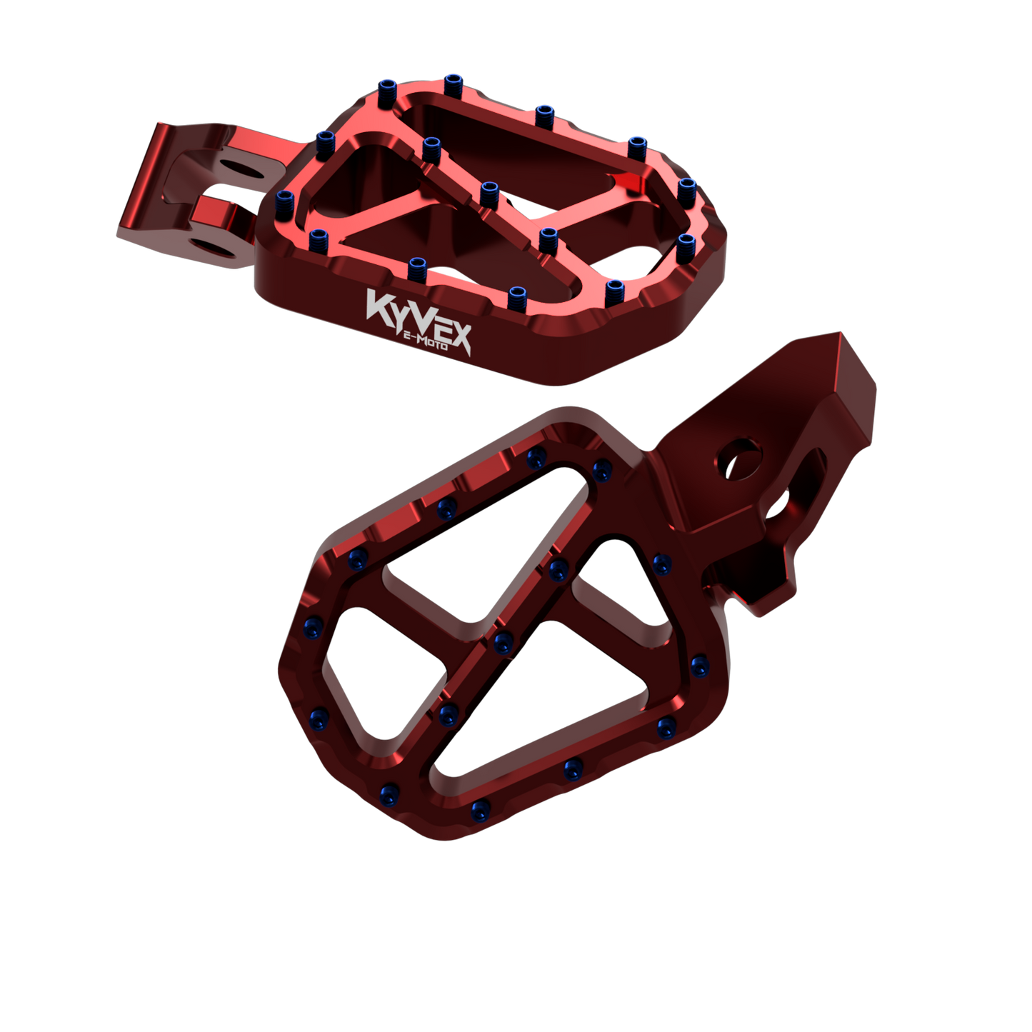 KyVex Billet Wide Foot Pegs - Ultra Bee Compatible