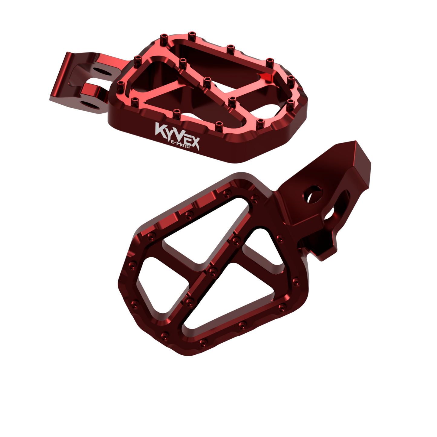 KyVex Billet Wide Foot Pegs - Ultra Bee Compatible