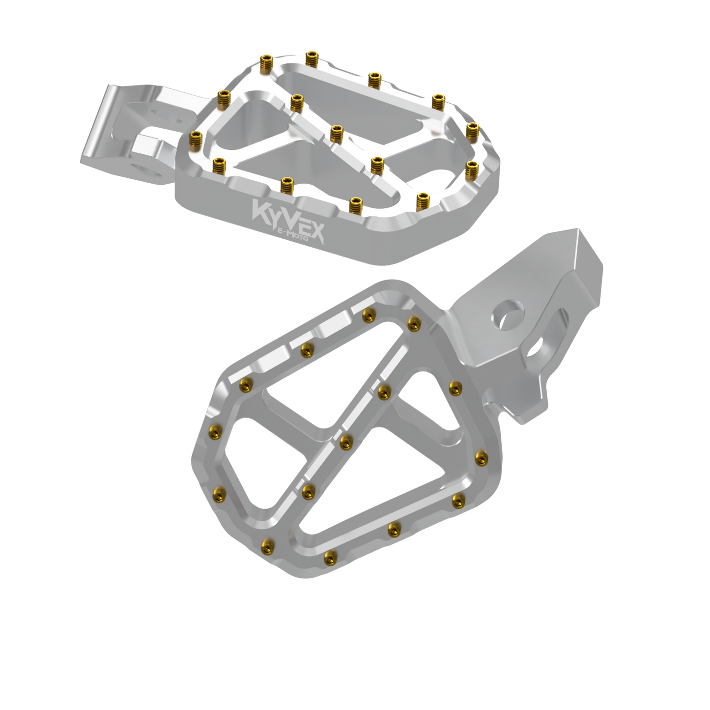 KyVex Billet Wide Foot Pegs - Ultra Bee Compatible
