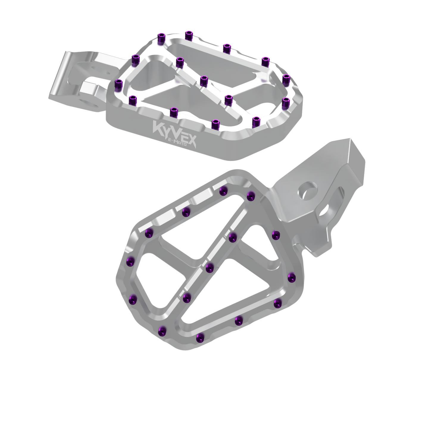 KyVex Billet Wide Foot Pegs - Ultra Bee Compatible