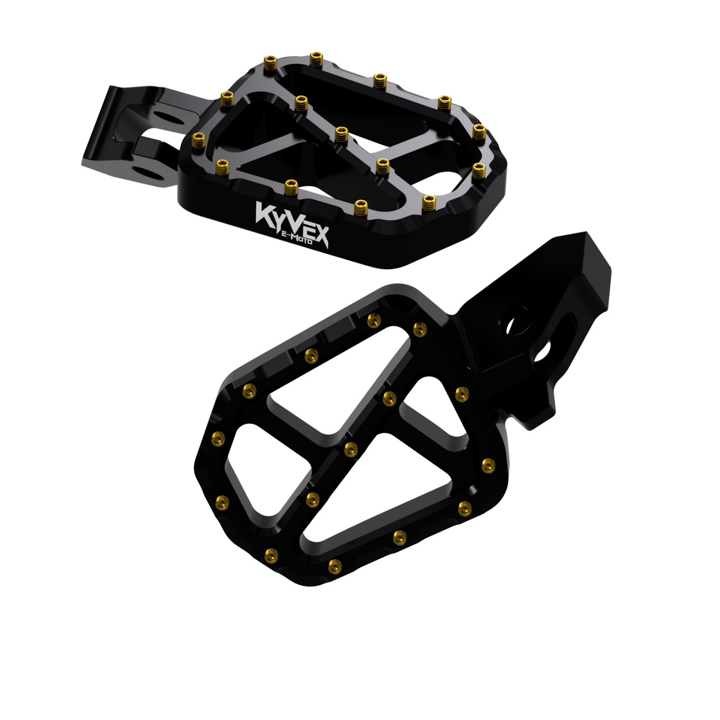 KyVex Billet Wide Foot Pegs - Ultra Bee Compatible