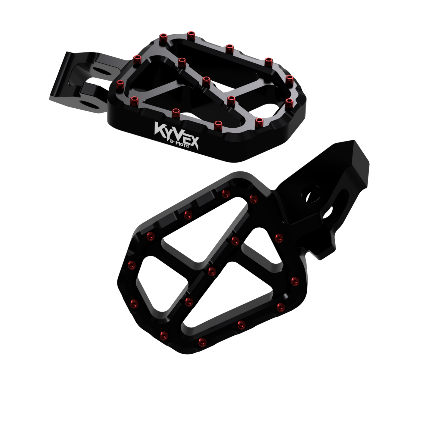 KyVex Billet Wide Foot Pegs - Ultra Bee Compatible