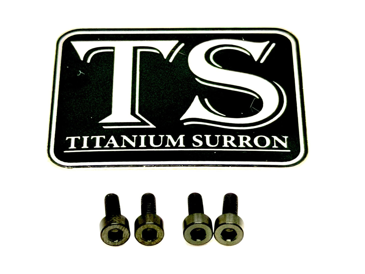 Titanium Baja Designs Headlight Cover Plate Bolts (4)