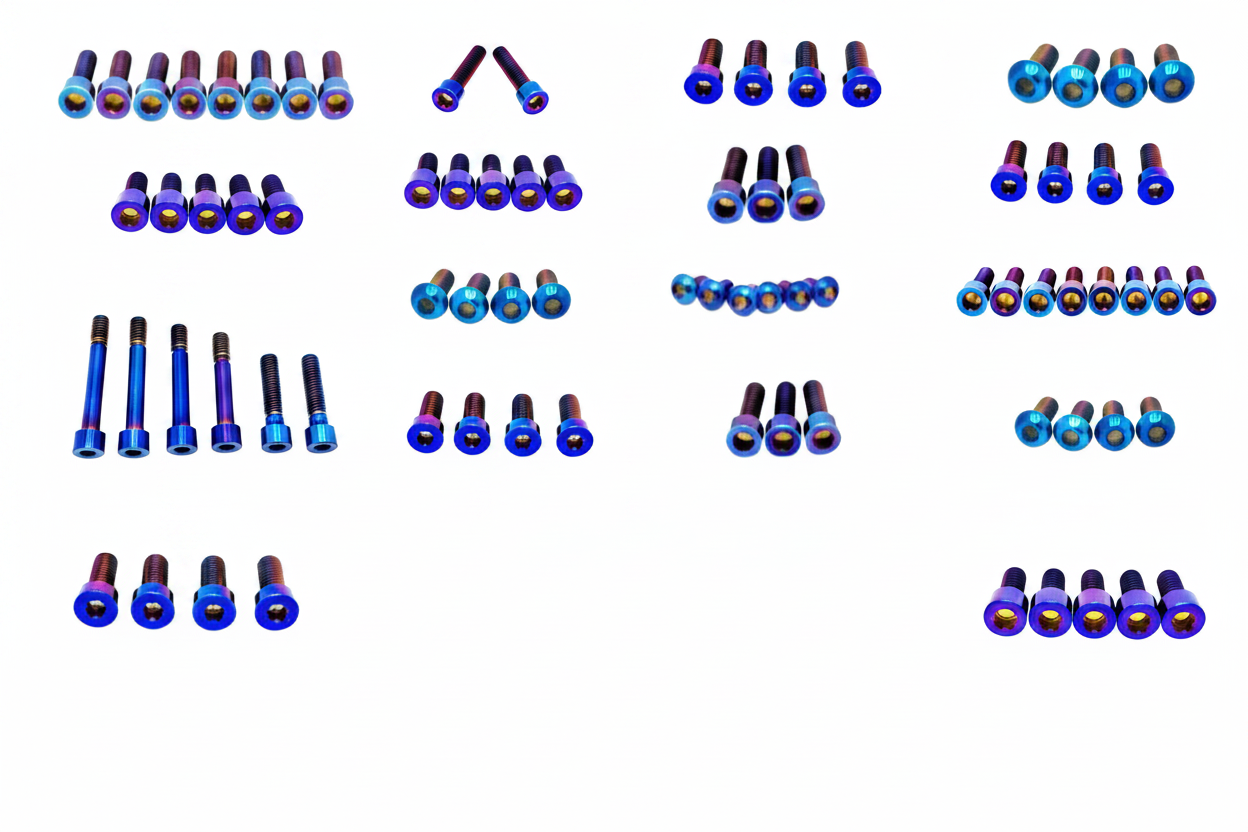 Titanium Bolt Kit - White Background