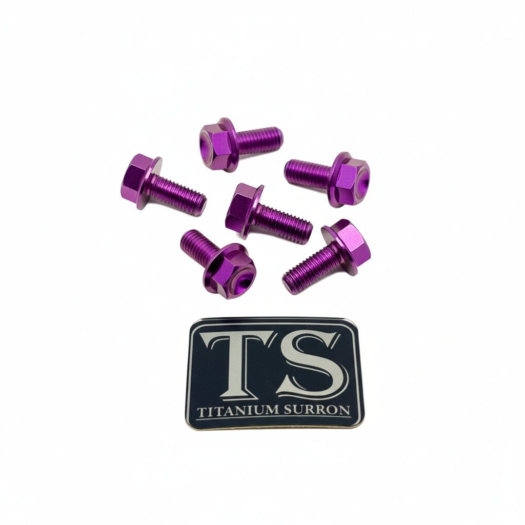 Titanium Sprocket Bolts - E-Moto