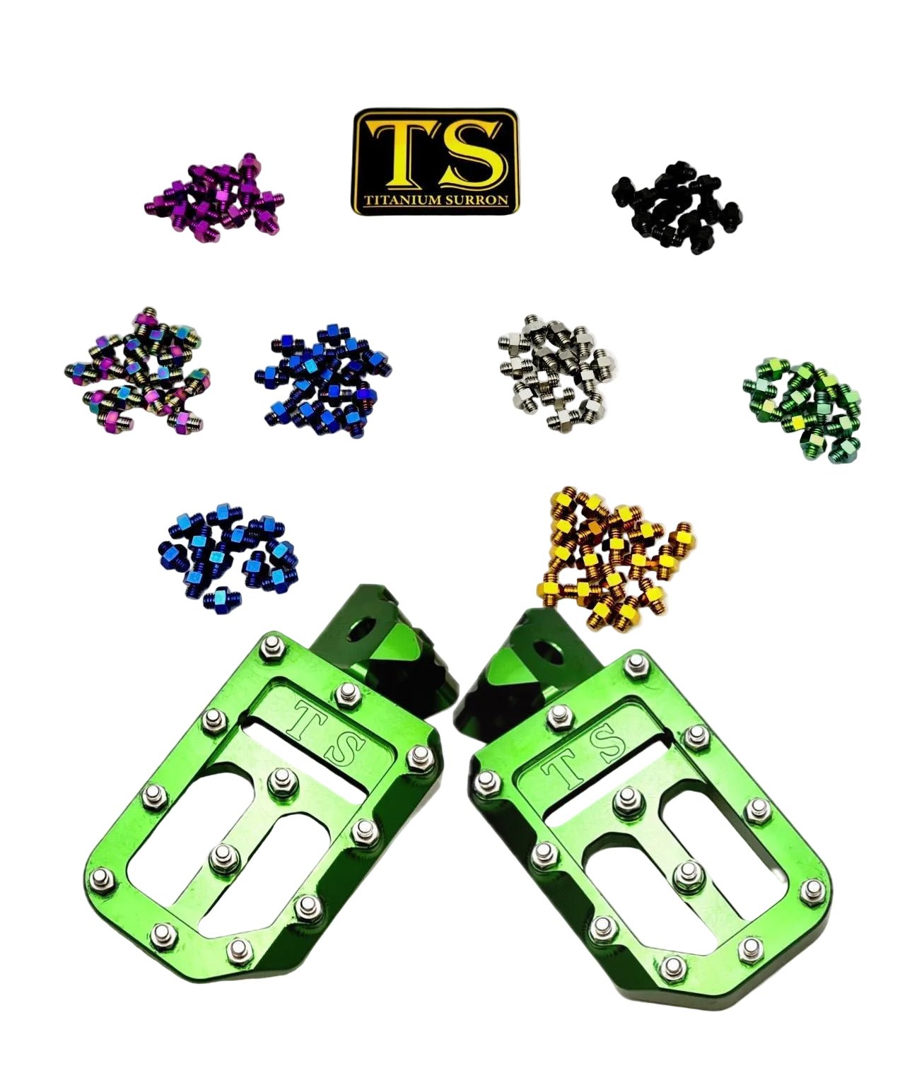 TS Custom Foot Pegs w/ Titanium Grips for Talaria and Altis