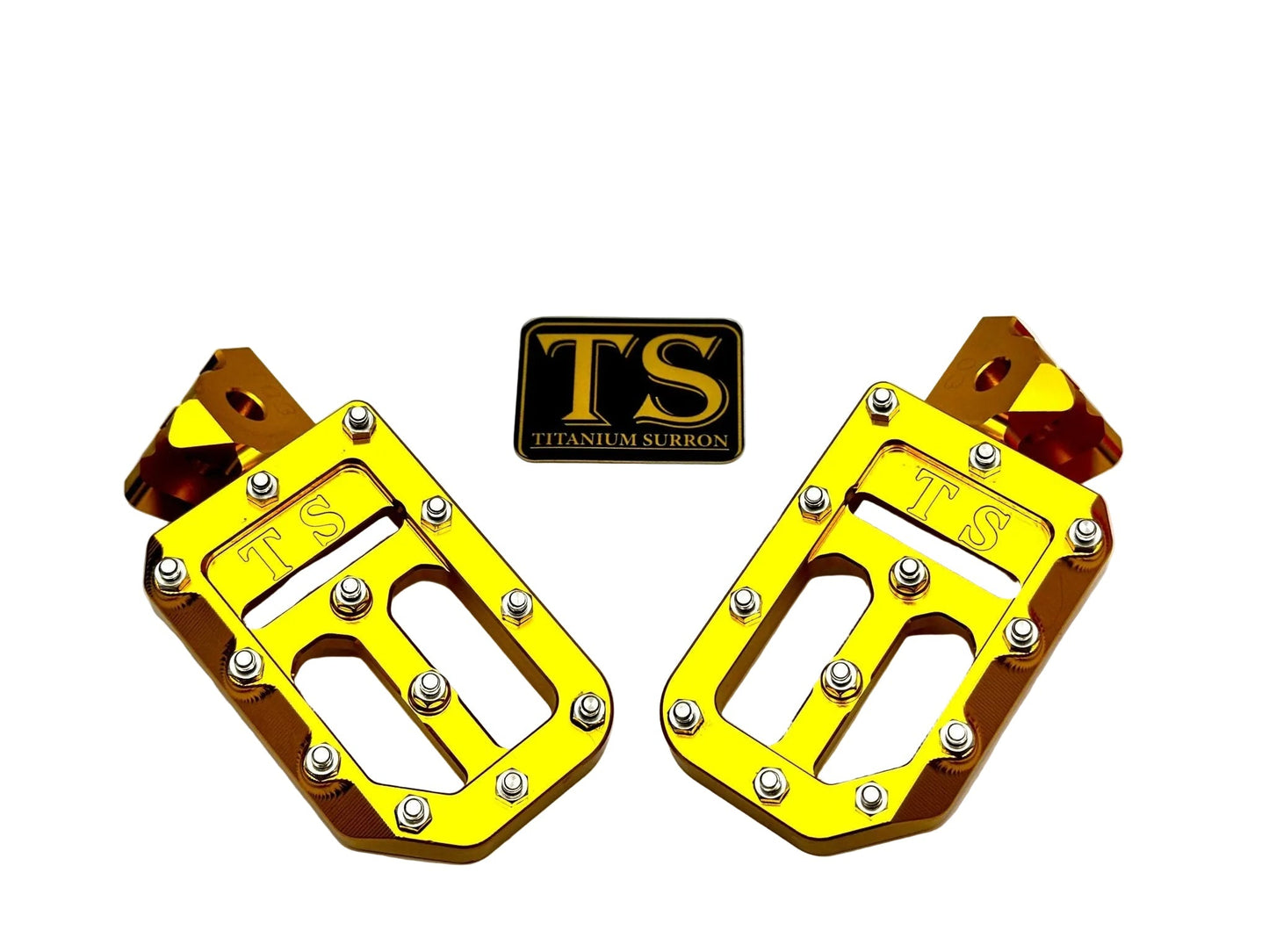 TS Custom Foot Pegs w/ Titanium Grips for Talaria and Altis